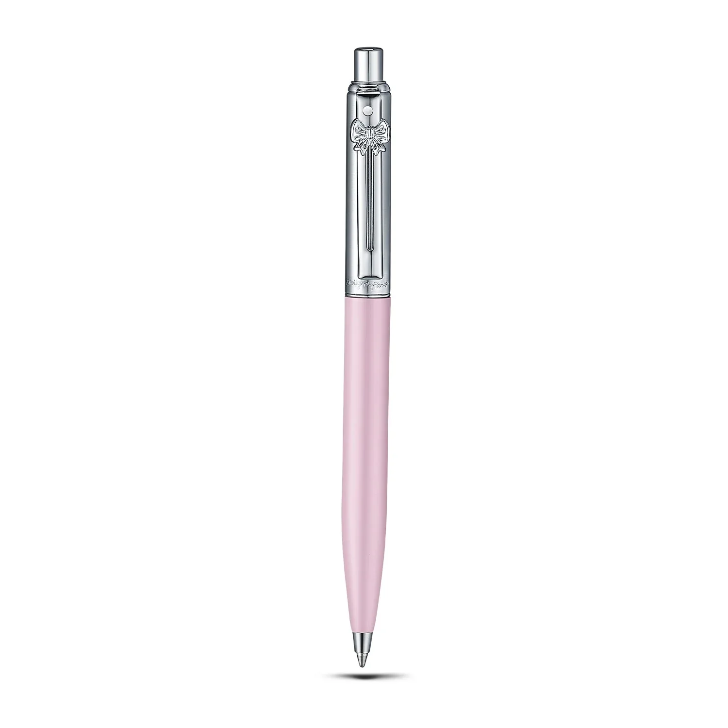 Sheaffer Gift Set ft. Emily in Paris Sentinel 321 Pink Matte Finish Ballpoint Pen with Chrome Trims and Small Hardbound Notebook - Image 4