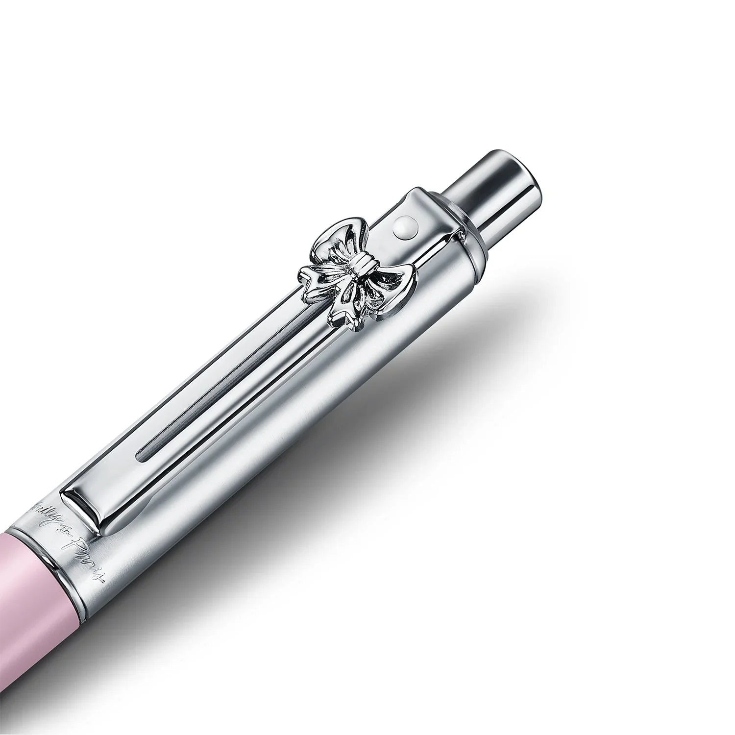 Sheaffer Gift Set ft. Emily in Paris Sentinel 321 Pink Matte Finish Ballpoint Pen with Chrome Trims and Small Hardbound Notebook - Image 6