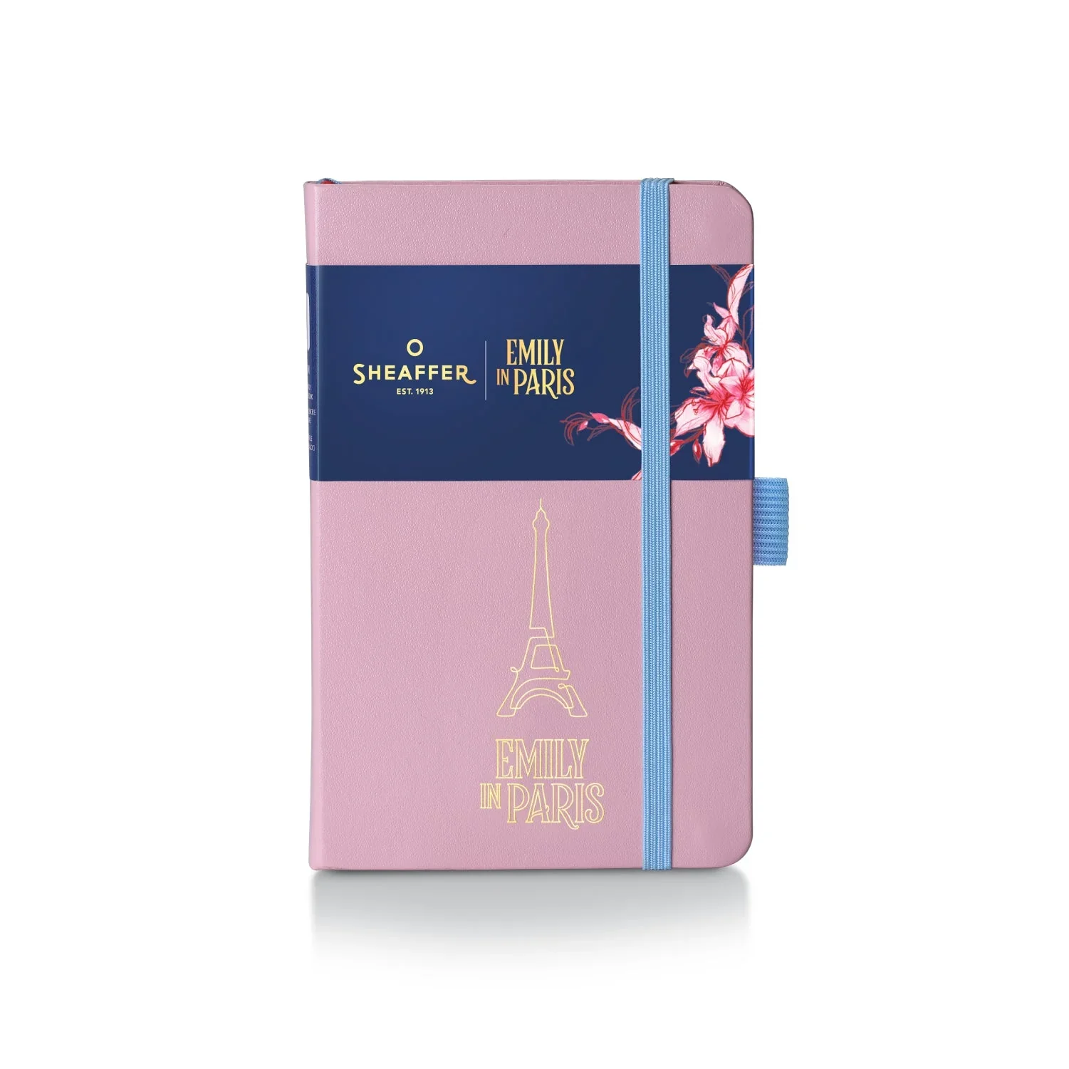Sheaffer Gift Set ft. Emily in Paris Sentinel 321 Pink Matte Finish Ballpoint Pen with Chrome Trims and Small Hardbound Notebook - Image 7