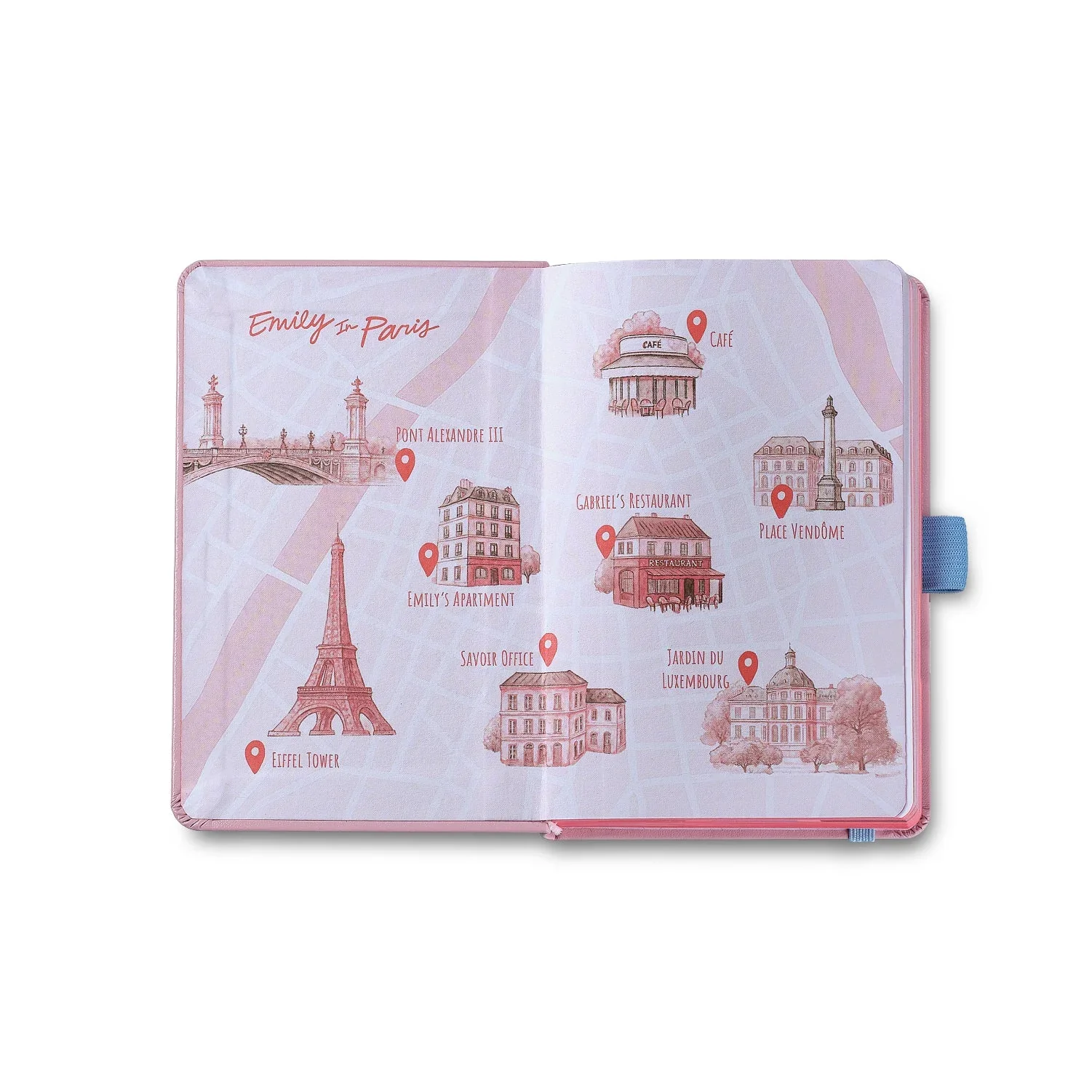 Sheaffer Gift Set ft. Emily in Paris Sentinel 321 Pink Matte Finish Ballpoint Pen with Chrome Trims and Small Hardbound Notebook - Image 9