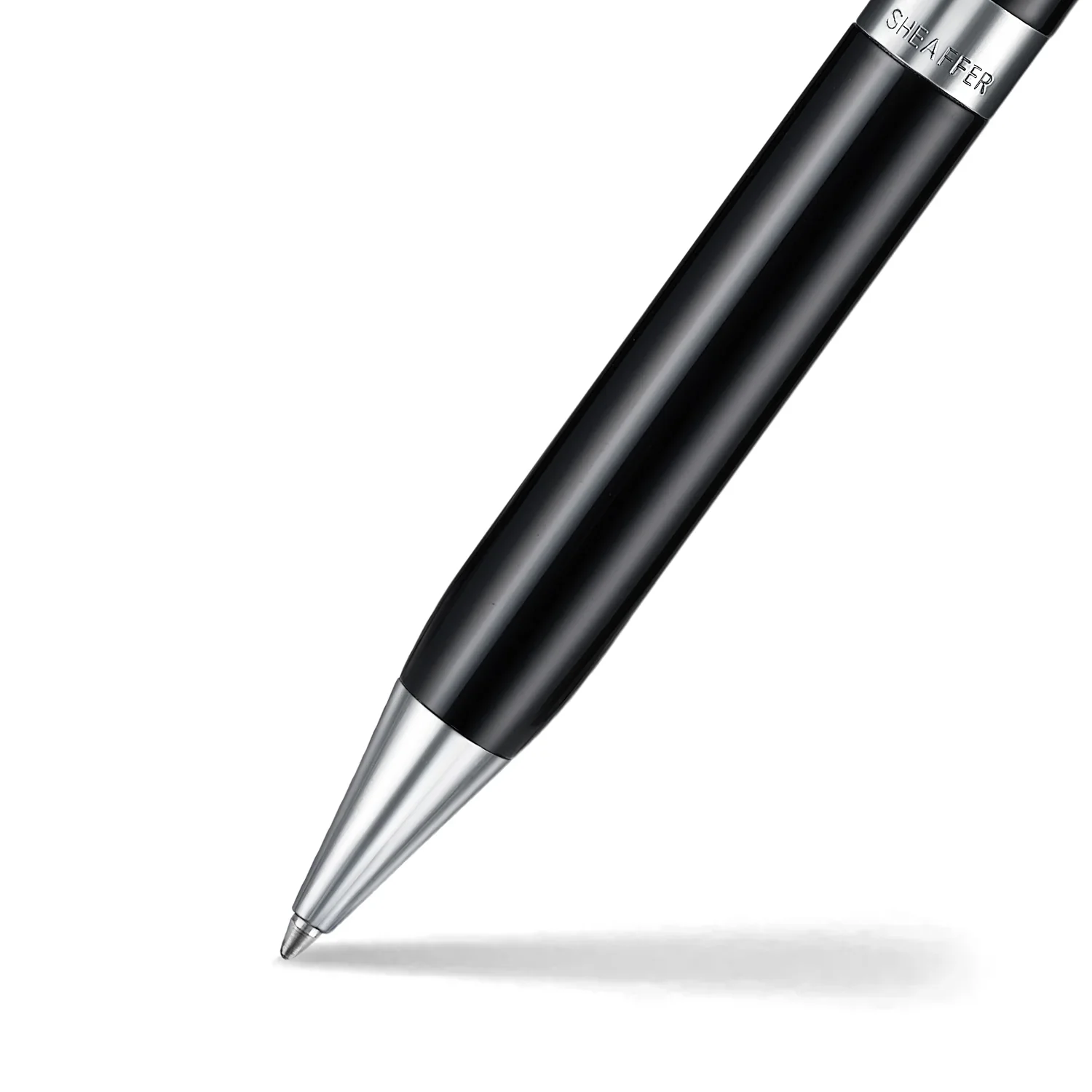 Sheaffer Legacy 9064 Glossy Black Ballpoint Pen with Chrome-Plated Trims - Image 2