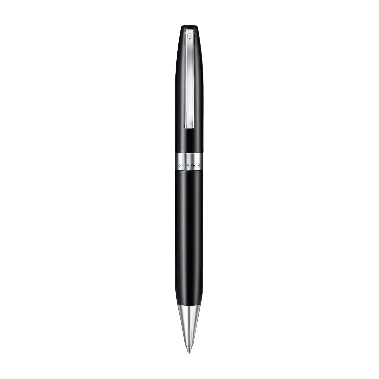 Sheaffer Legacy 9064 Glossy Black Ballpoint Pen with Chrome-Plated Trims - Image 4