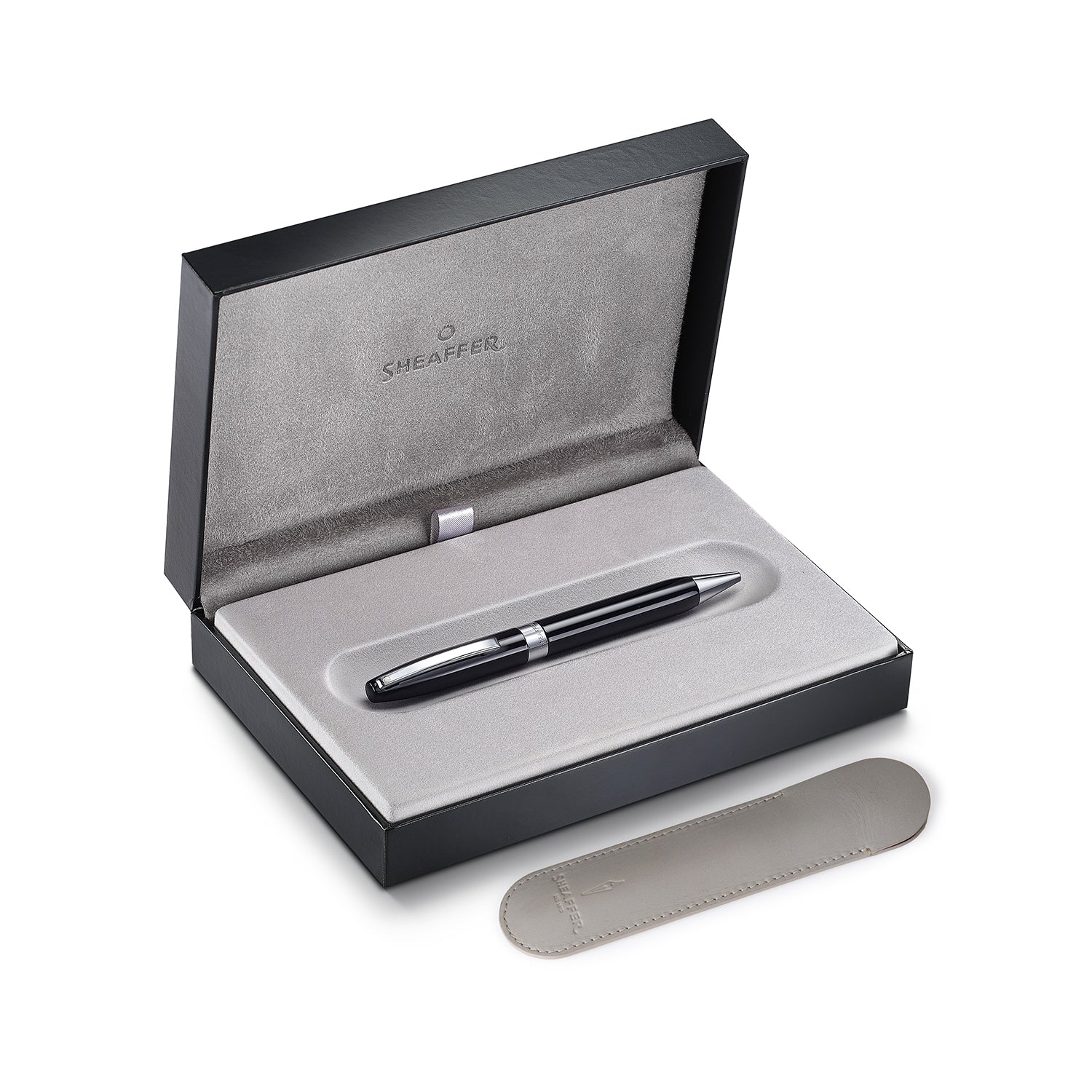 Sheaffer Legacy 9064 Glossy Black Ballpoint Pen with Chrome-Plated Trims - Image 5