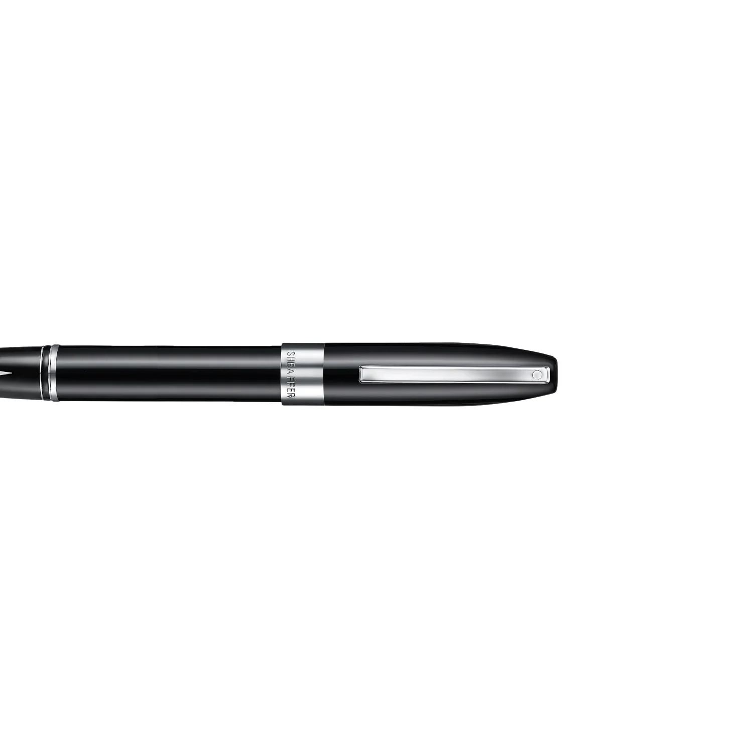 Sheaffer Legacy 9064 Glossy Black Inlaid Nib Fountain Pen with Chrome-Plated Trims - Image 4