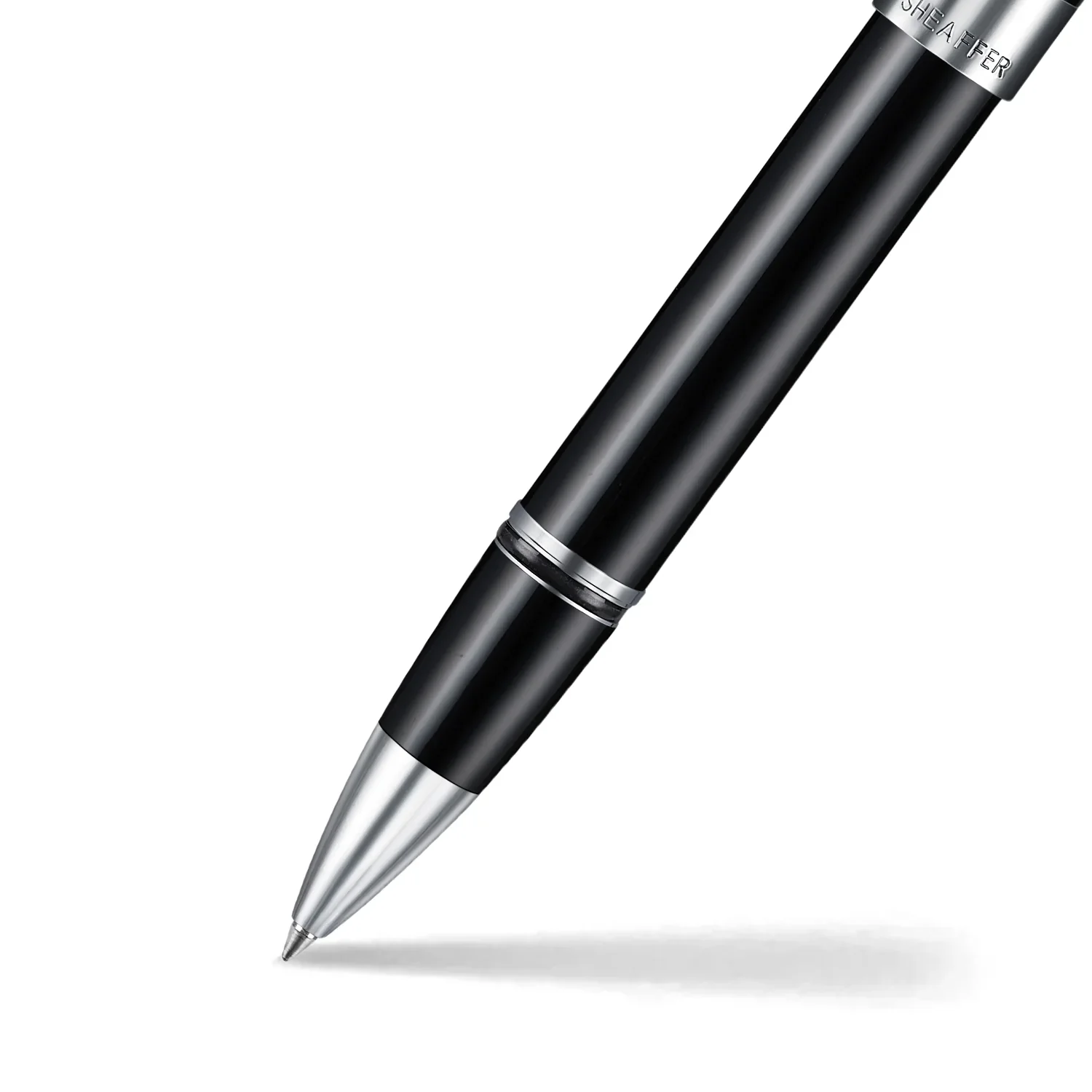 Sheaffer Legacy 9064 Glossy Black Rollerball Pen with Chrome-Plated Trims - Image 2