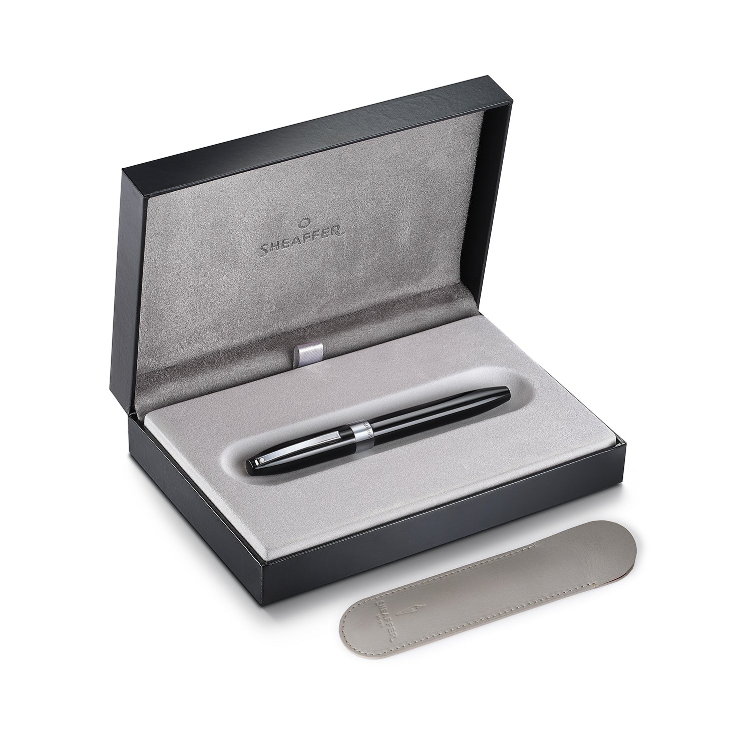 Sheaffer Legacy 9064 Glossy Black Rollerball Pen with Chrome-Plated Trims - Image 5