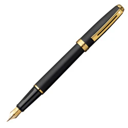 Sheaffer Prelude - 3460 Black W/ Gold Plated Trim Fountain Pen