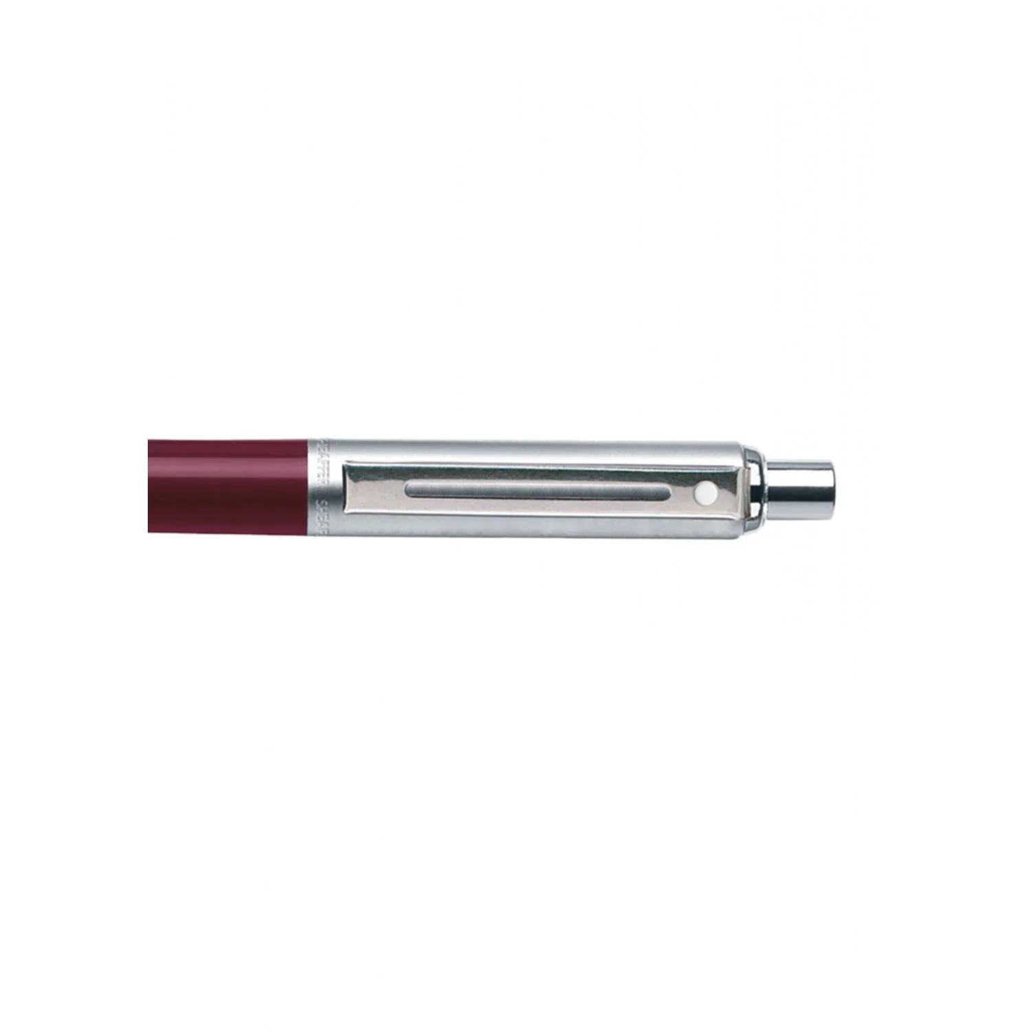 Sheaffer® Sentinel Burgundy and Chrome Ballpoint Pen With Chrome Trims - Image 4