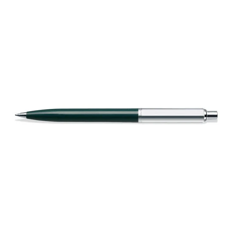 Sheaffer® Sentinel Dark Green and Chrome Ballpoint Pen With Chrome Trims - Image 3