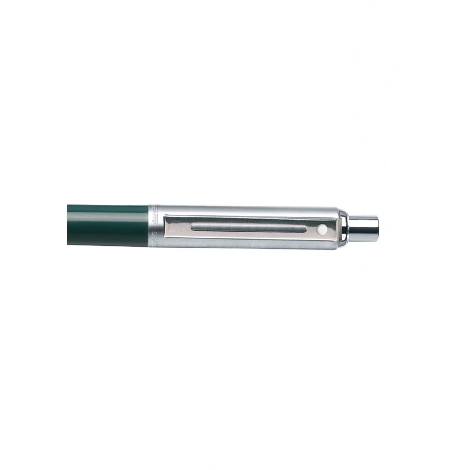 Sheaffer® Sentinel Dark Green and Chrome Ballpoint Pen With Chrome Trims - Image 4