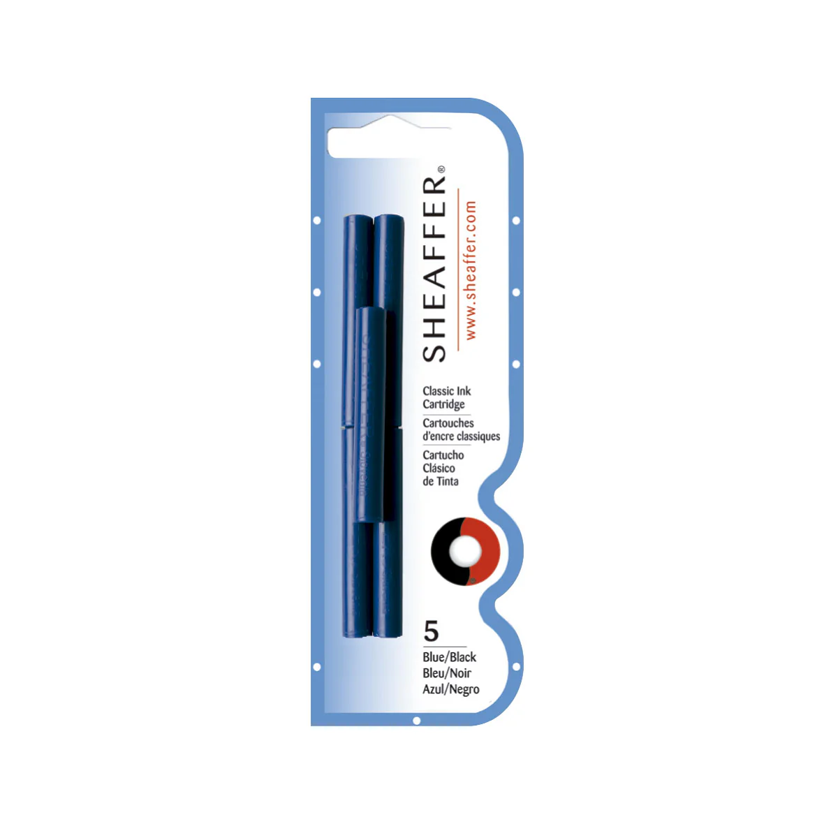 Sheaffer Skrip Ink Cartridges (5-Pack Blister Card) - Image 2