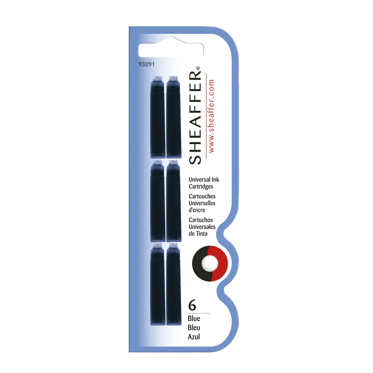 Sheaffer Skrip Universal Ink Cartridges (5-Pack Blister Card) - Image 2