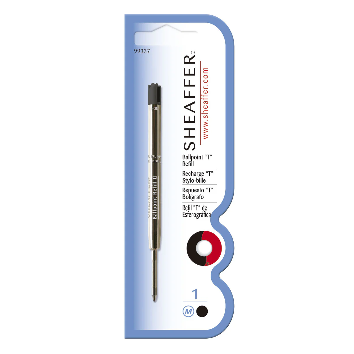 Sheaffer "T" Ballpoint Refill (Blister Card)