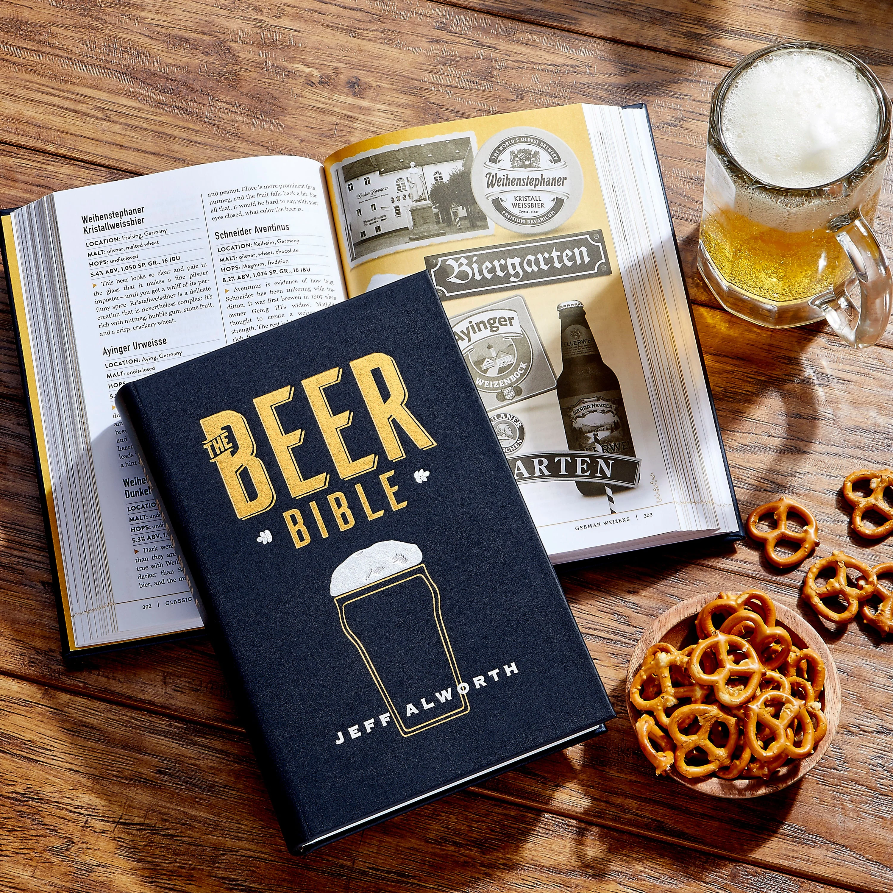 The Beer Bible Navy Bonded Leather - Image 2