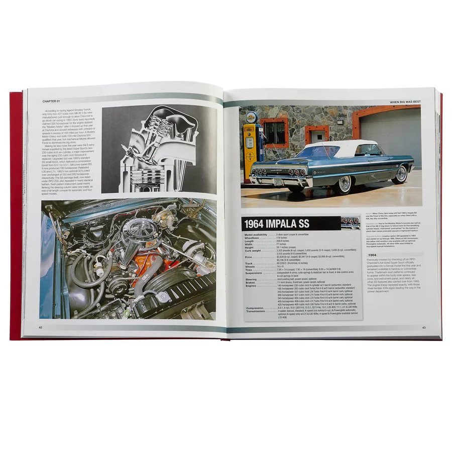 Graphic Image The Complete Book Of Classic Chevrolet Black Bonded Leather - Image 4