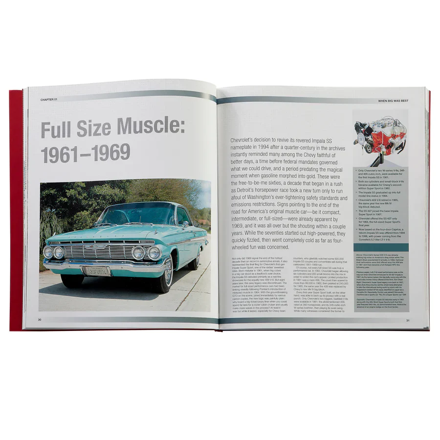 Graphic Image The Complete Book Of Classic Chevrolet Black Bonded Leather - Image 6
