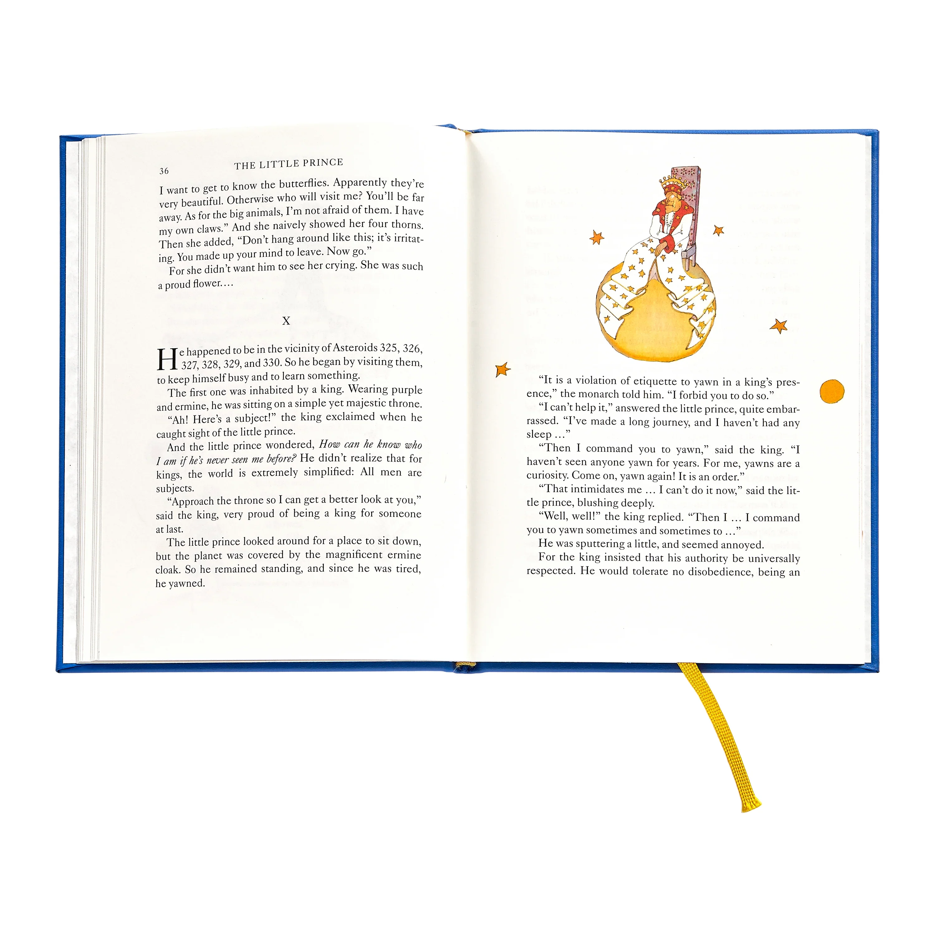 Graphic Image The Little Prince Blue Bonded Leather - Image 3