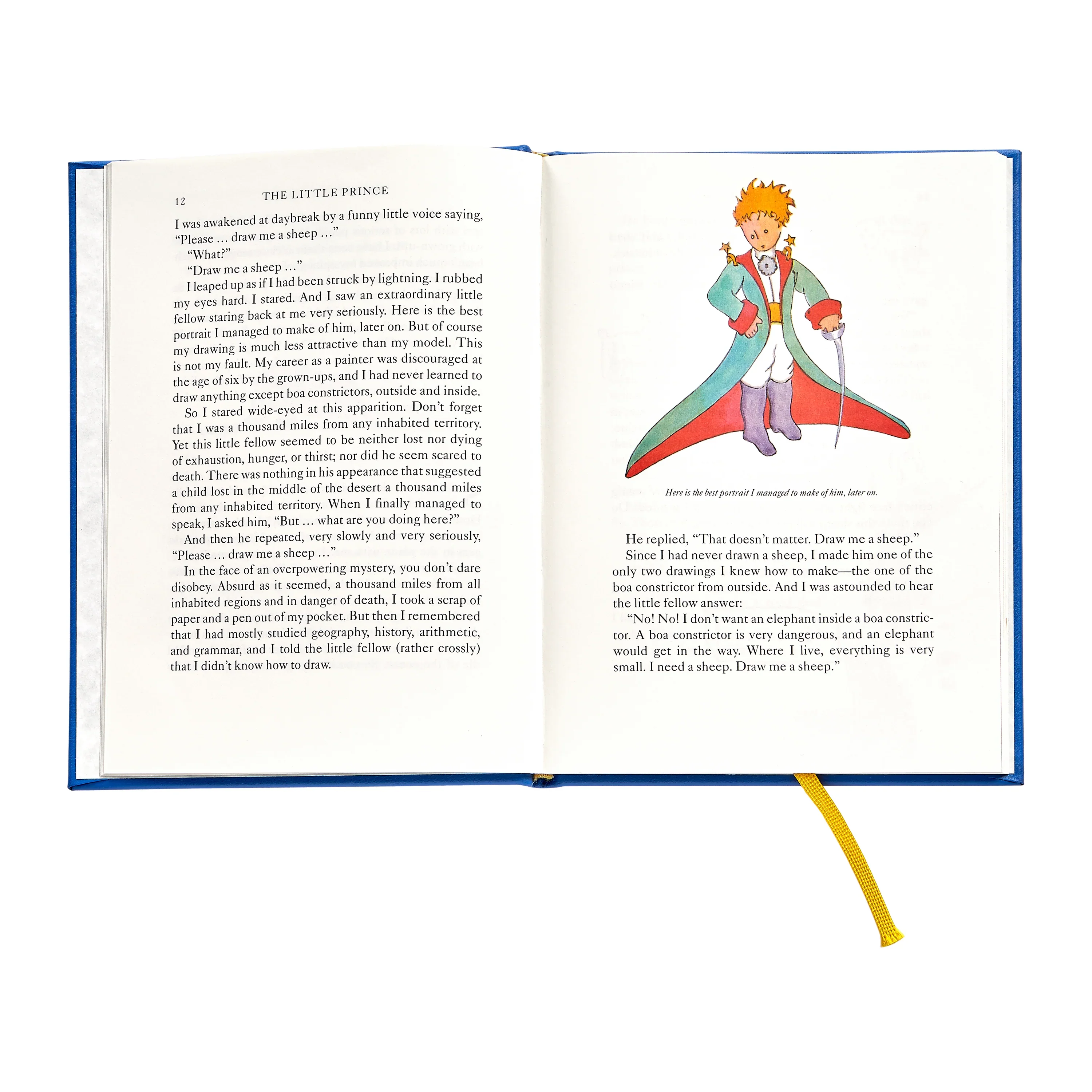 Graphic Image The Little Prince Blue Bonded Leather - Image 5