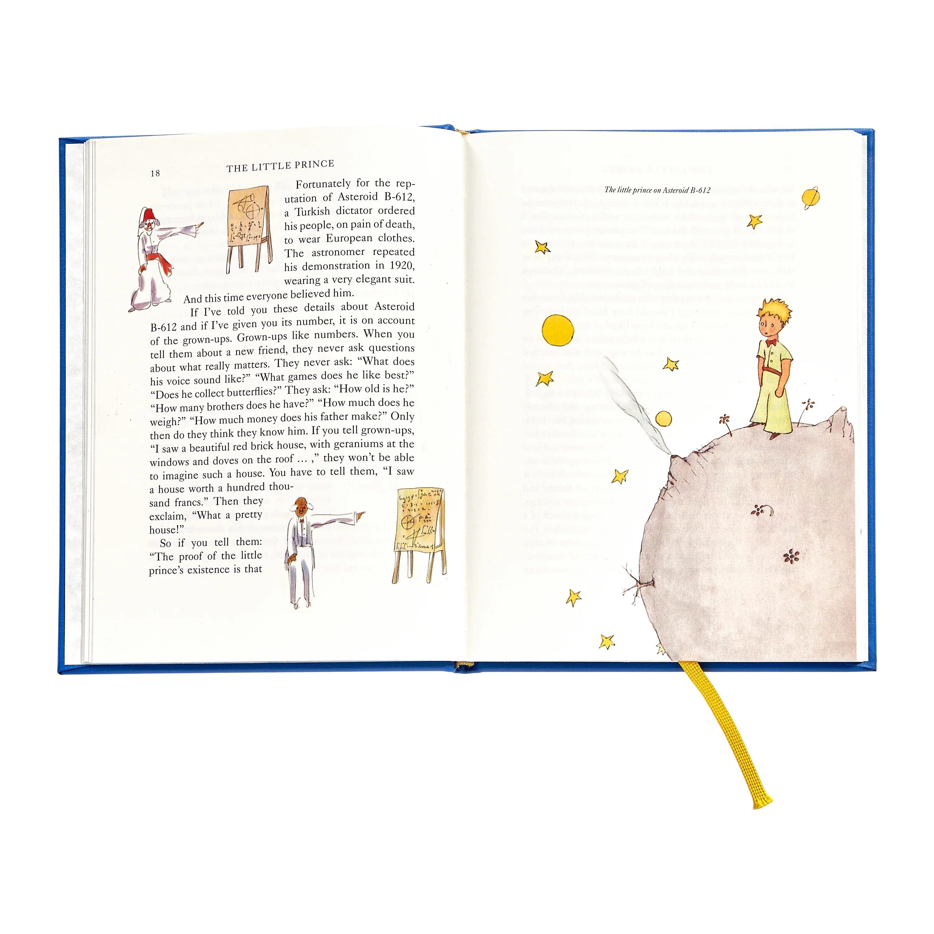 Graphic Image The Little Prince Blue Bonded Leather - Image 6
