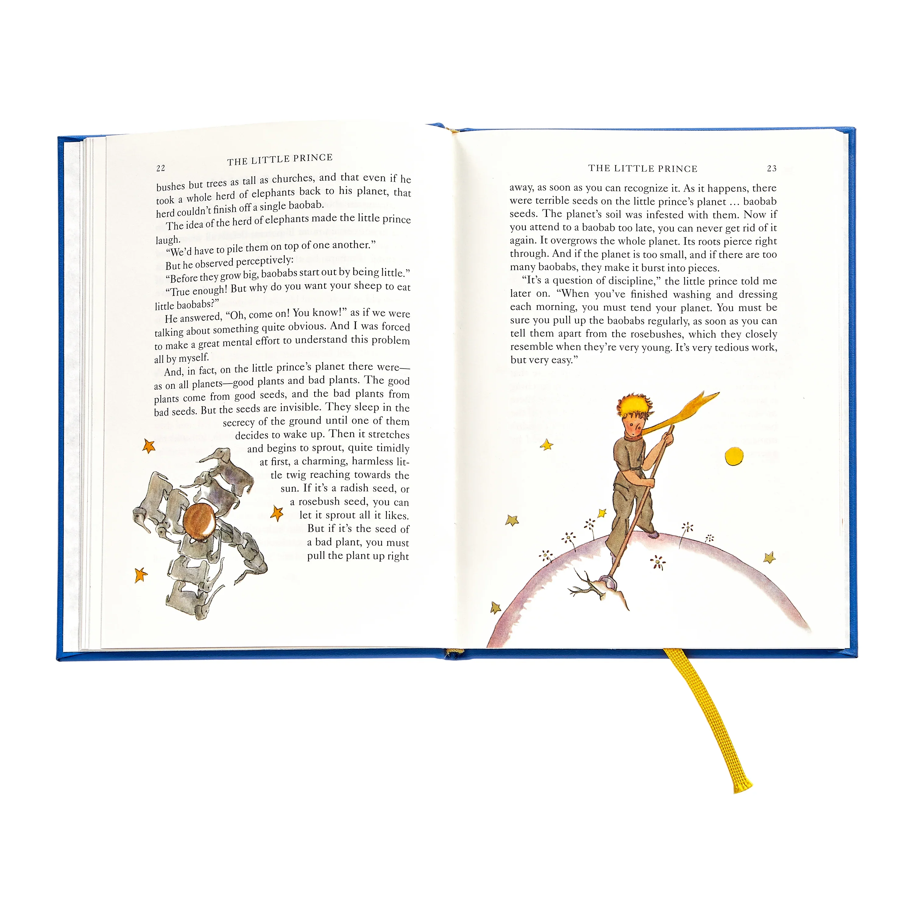 Graphic Image The Little Prince Blue Bonded Leather - Image 7