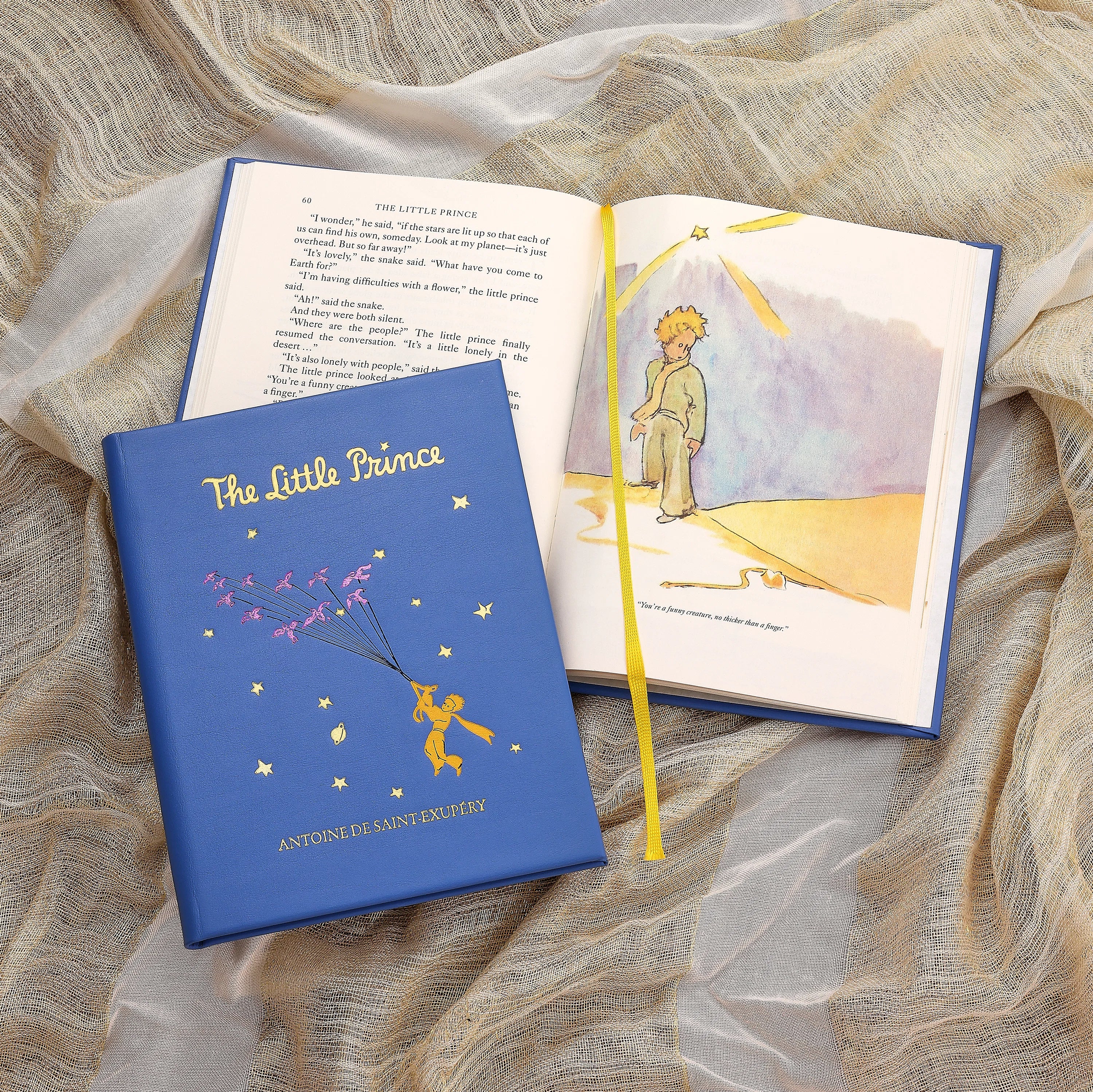 Graphic Image The Little Prince Blue Bonded Leather - Image 8