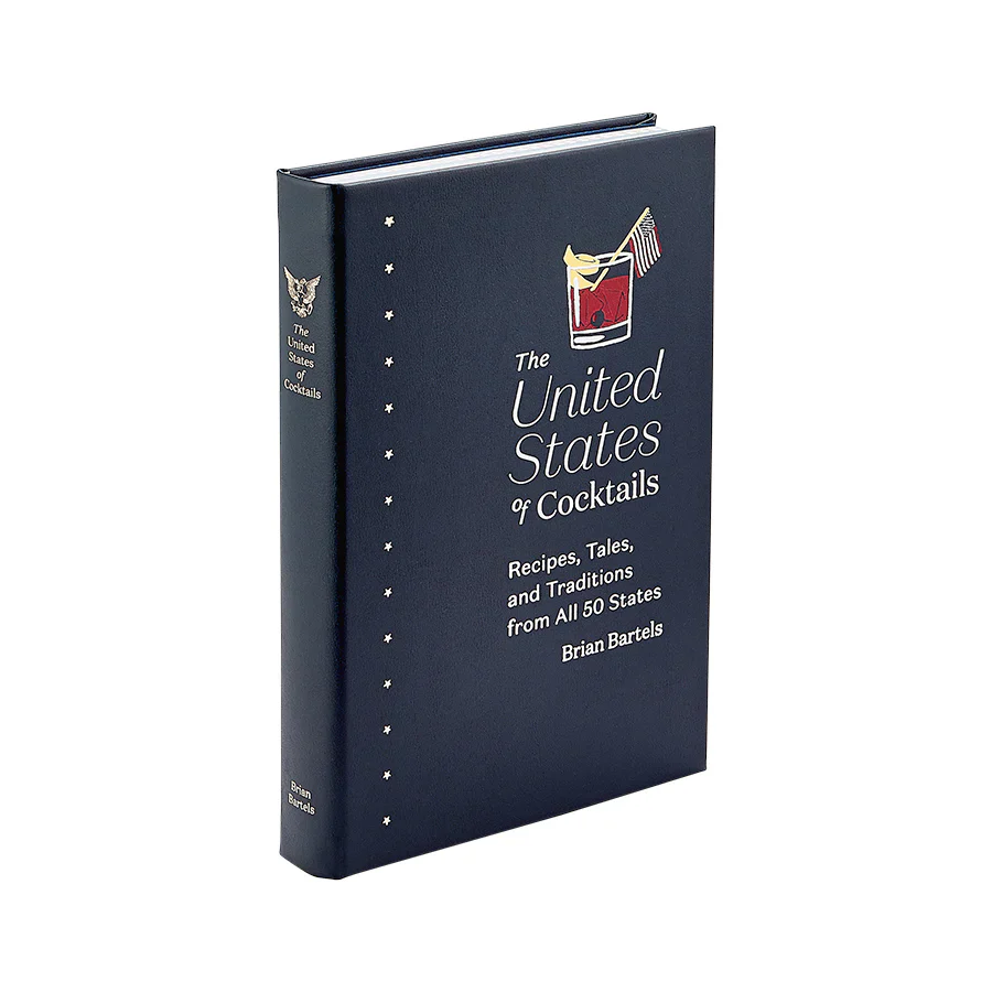 Graphic Image The United States Of Cocktails Navy Bonded Leather - Image 4
