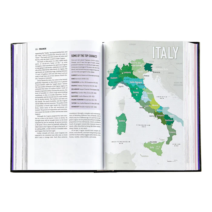 Graphic Image The Wine Bible Burgundy Traditional Leather - Image 3