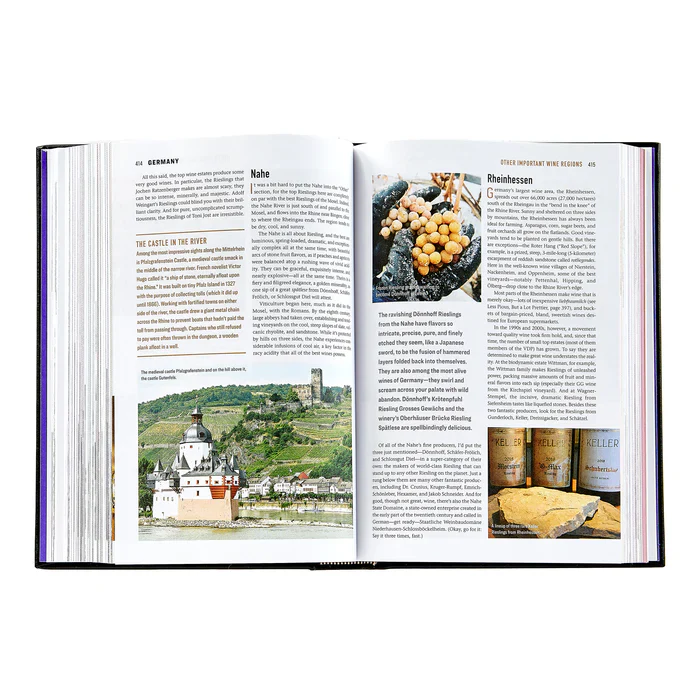 Graphic Image The Wine Bible Burgundy Traditional Leather - Image 6
