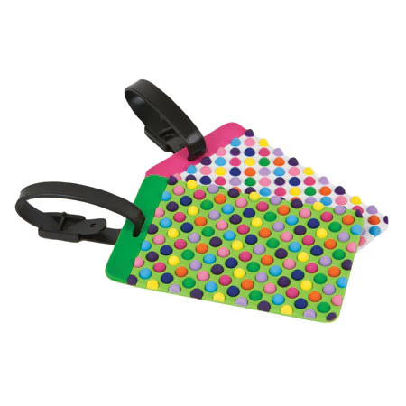 Travelon 12657 Set of 2 Luggage Tags, Dots - Image 2