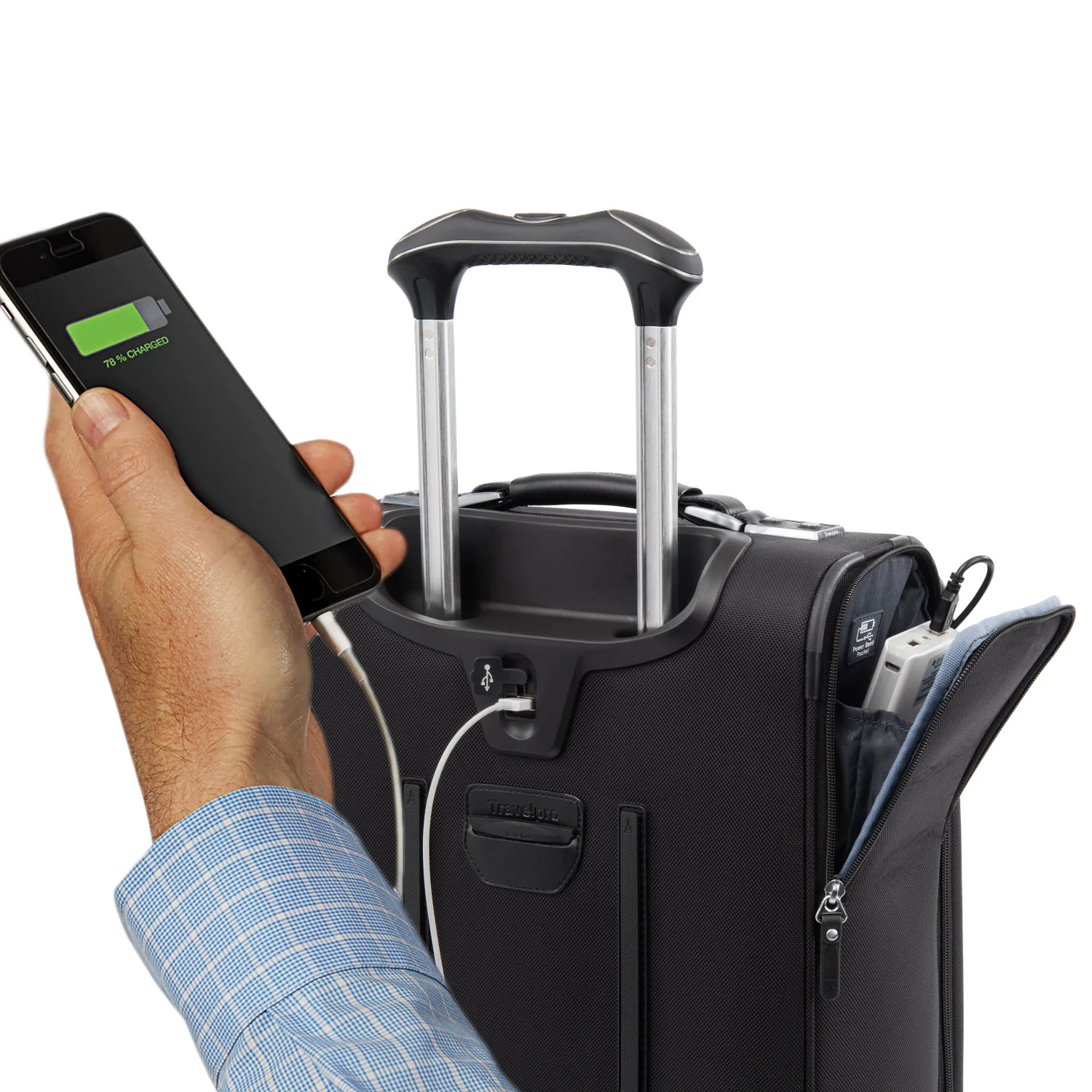 Travelpro Platinum Elite 21” Expandable Carry-On Spinner - Image 5