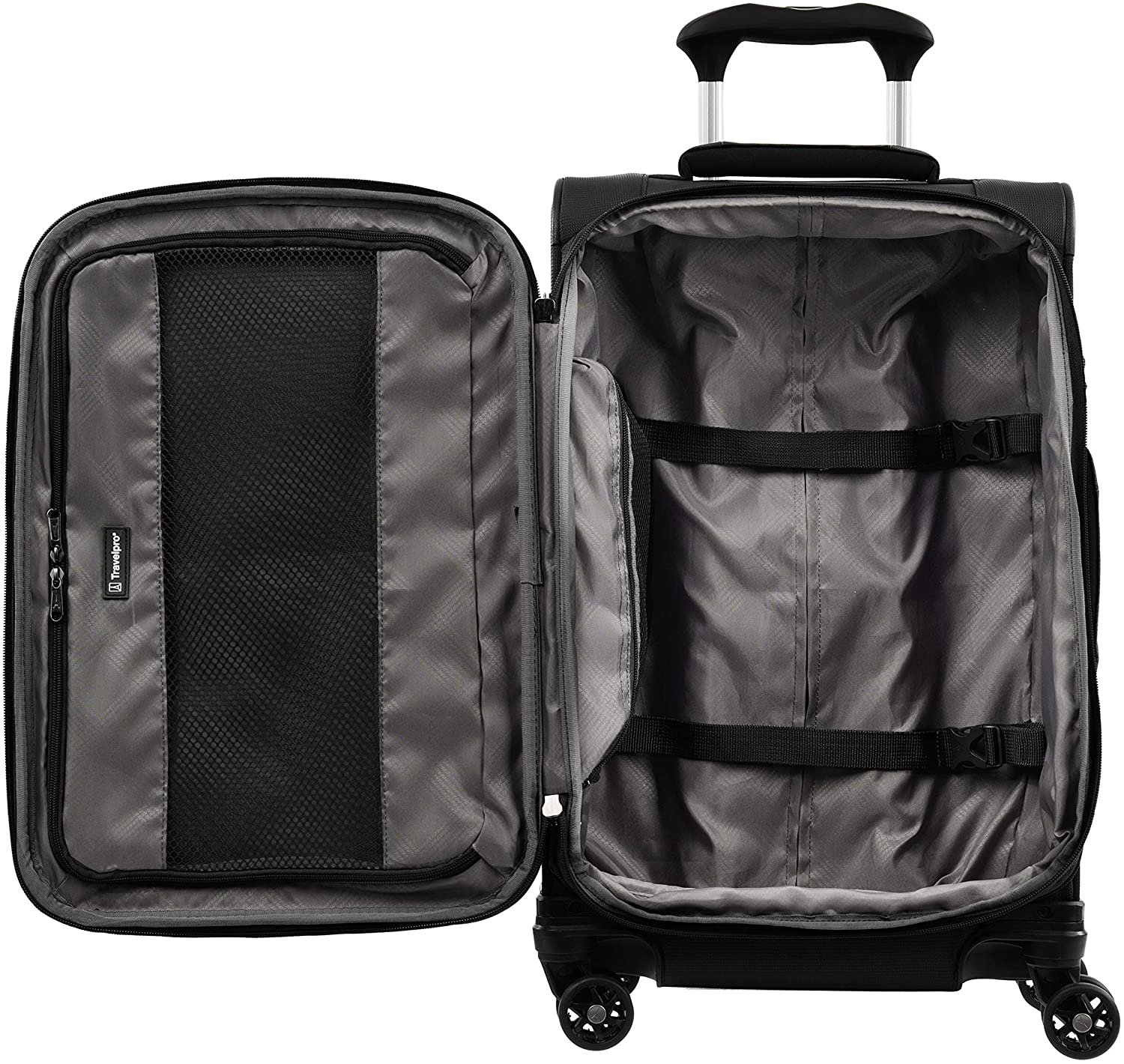 Travelpro TourLite 21" Expandable Spinner Carry-on Black - Image 5