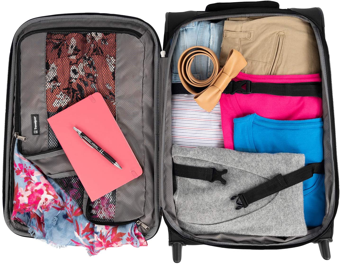 Travelpro TourLite 22" Expandable Rollaboard Black - Image 6