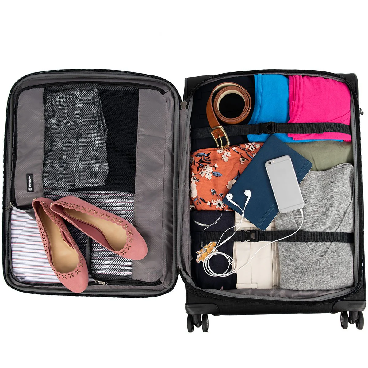 Travelpro TourLite 25" Expandable Spinner Black - Image 5