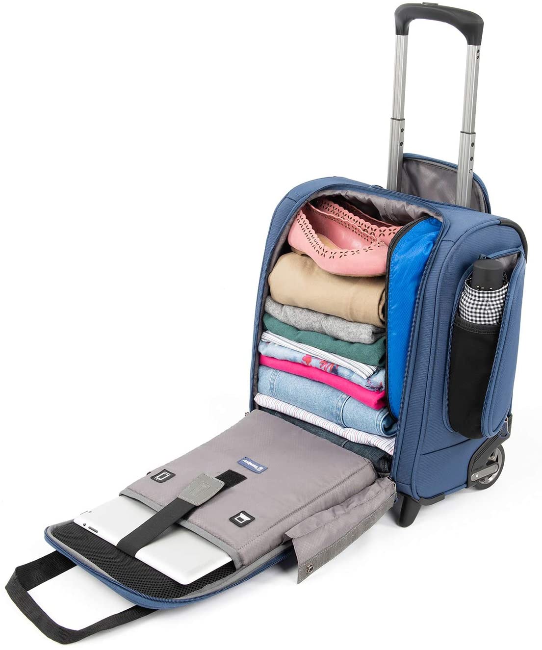 Travelpro TourLite Rolling UnderSeat Carry-on Blue - Image 7