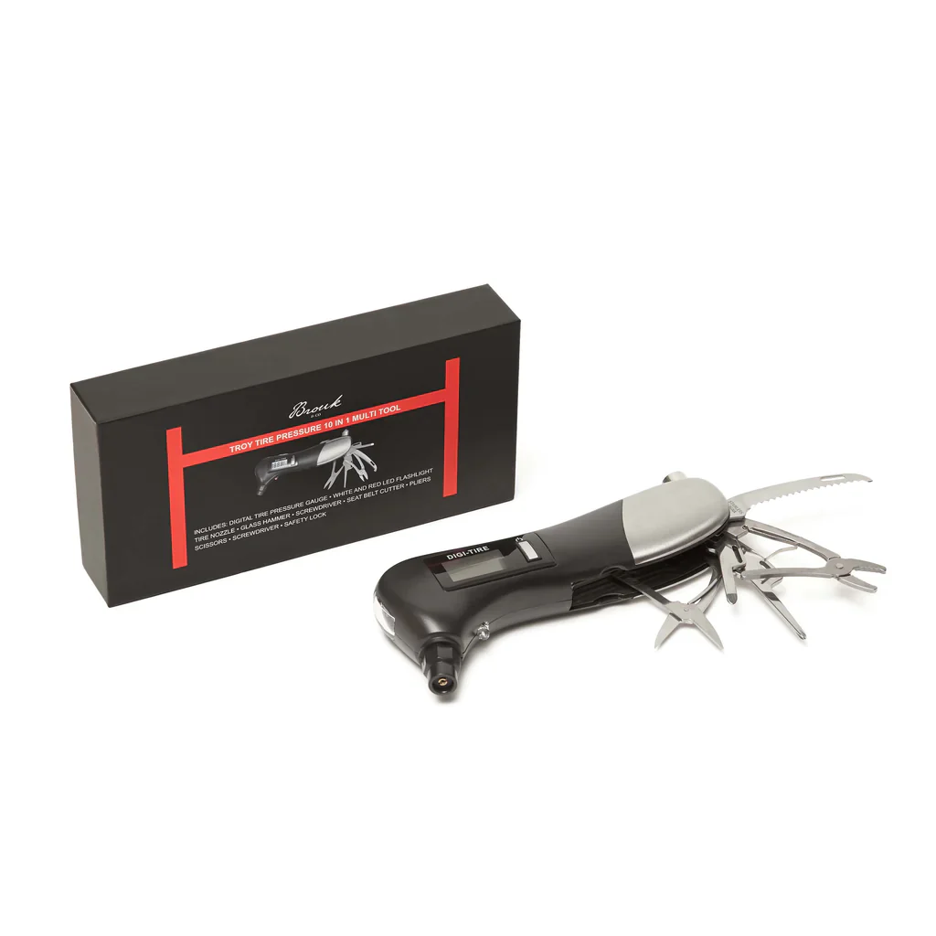 Troy Tire Pressure Multi Tool (Black) - Image 2