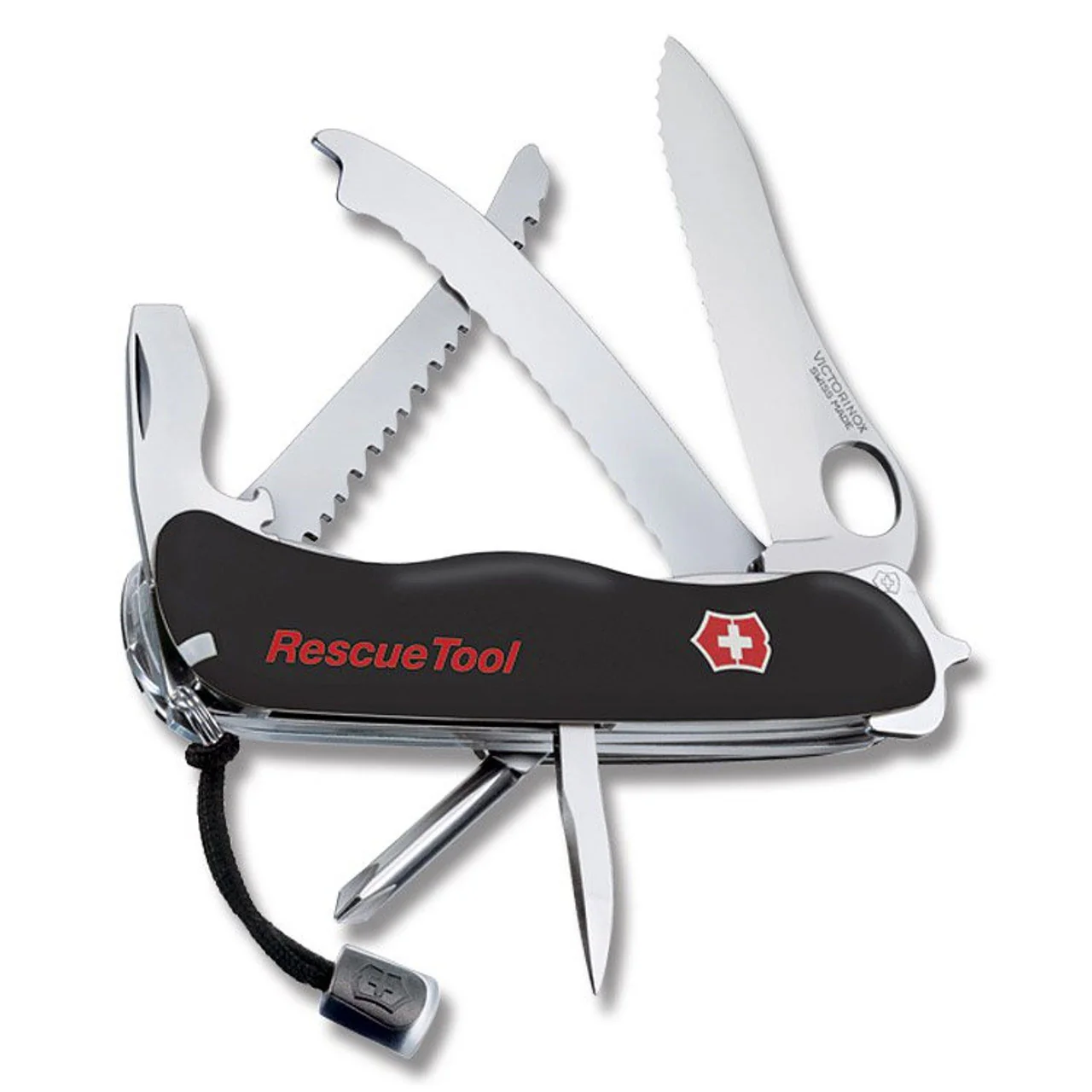 Victorinox Swiss Army Knives Rescue Black Tool With Pouch