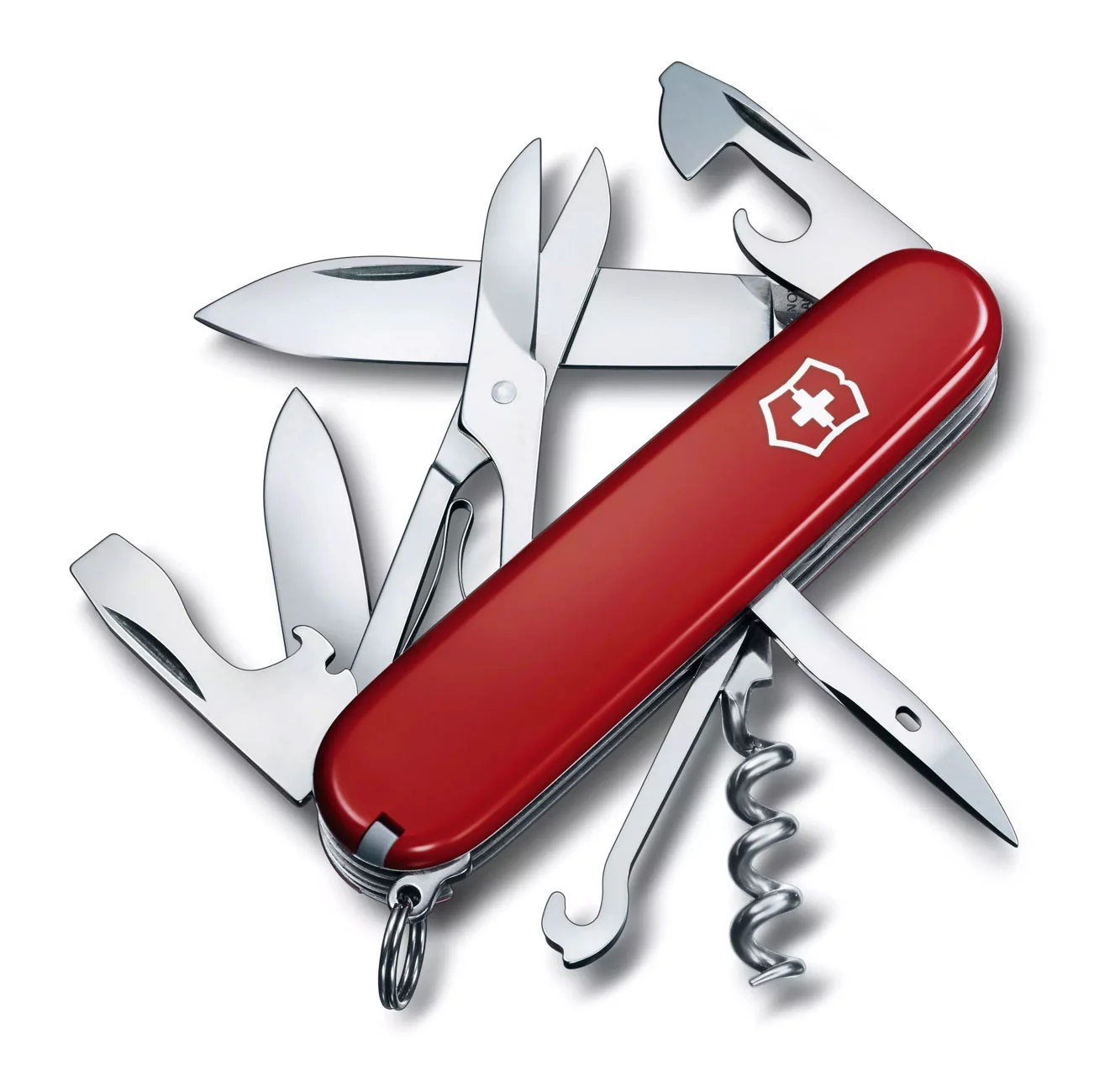 Victorinox Swiss Army Super Climber Medium Pocket Knife for Climbing Red