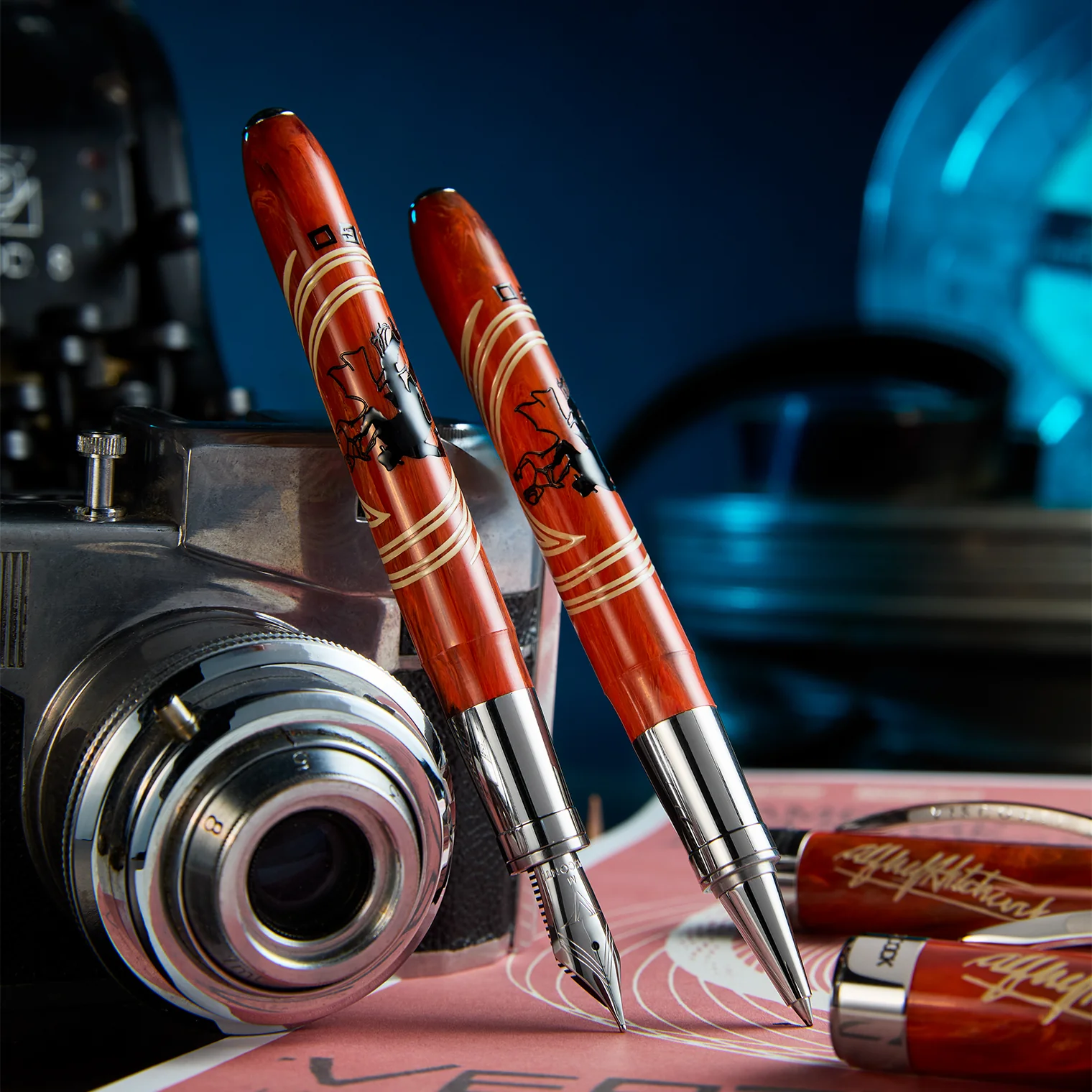 Visconti Alfred Hitchcock Limited Edition Vertigo Fountain Pen - Image 11
