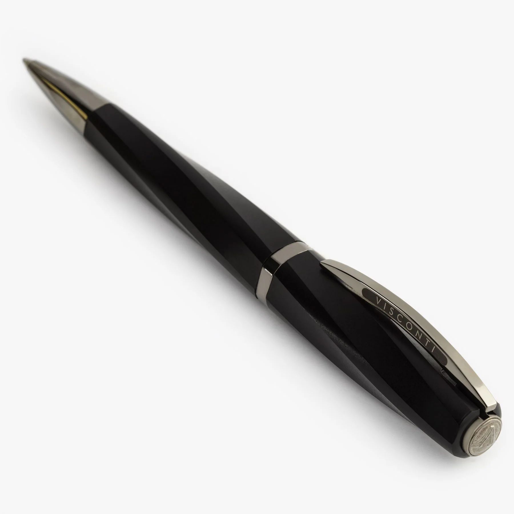 Visconti Divina Matte Black Ballpoint Pen - Image 2