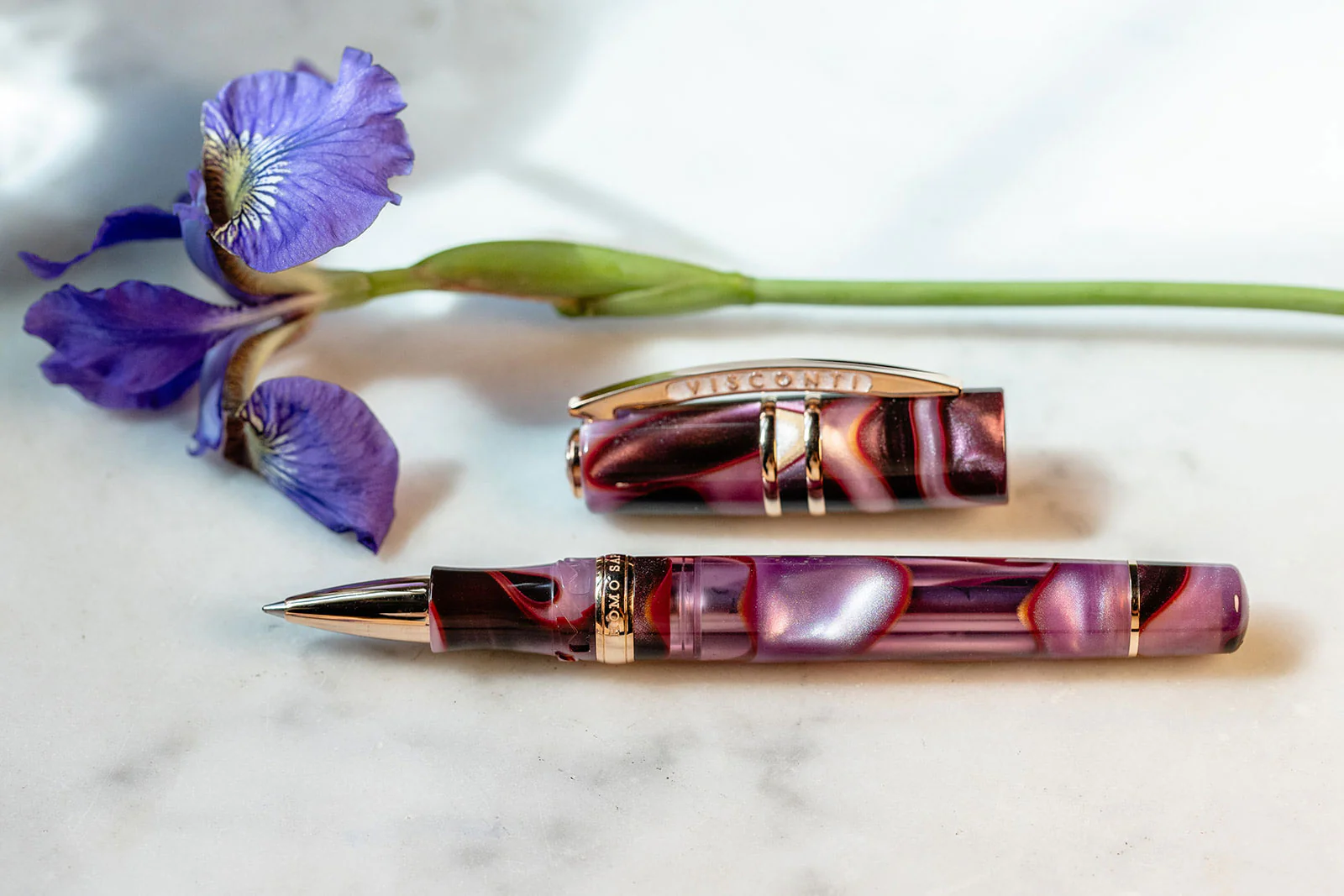 Visconti Homo Sapiens Iris Garden Limited Edition Rollerball Pen - Image 8