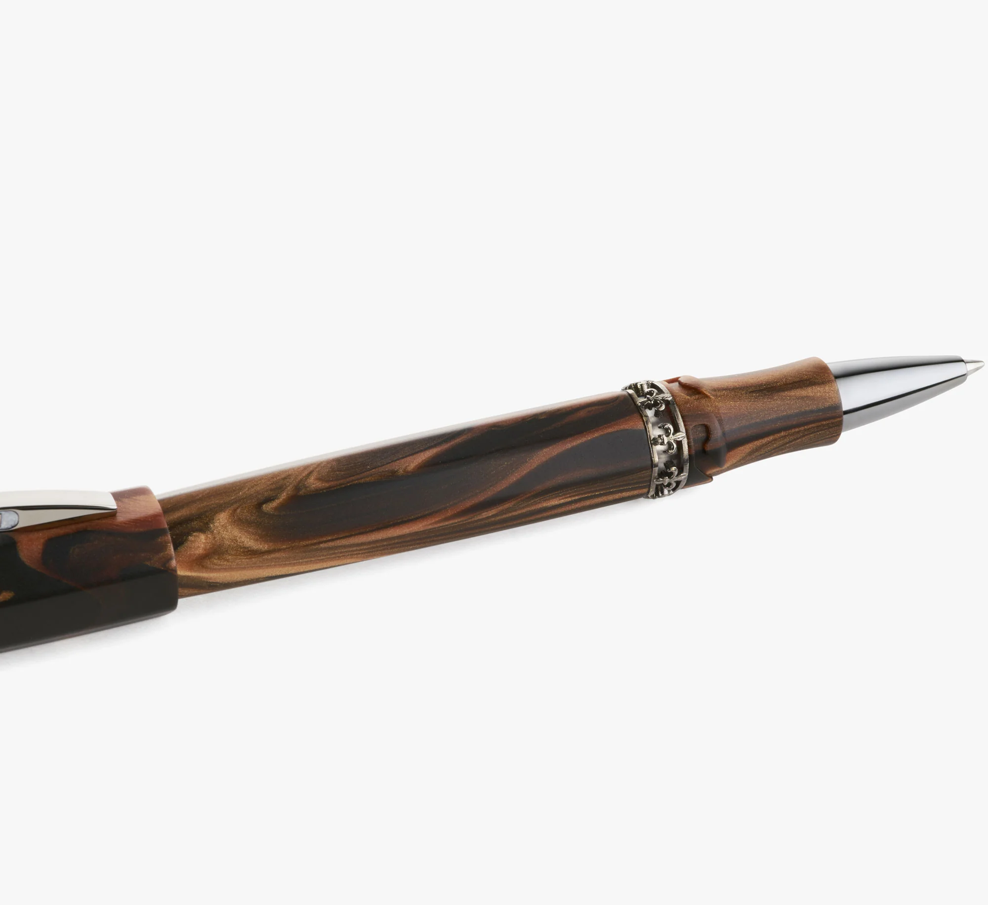 Visconti Medici Briarwood with Ruthenium Rollerball Pen - Image 2