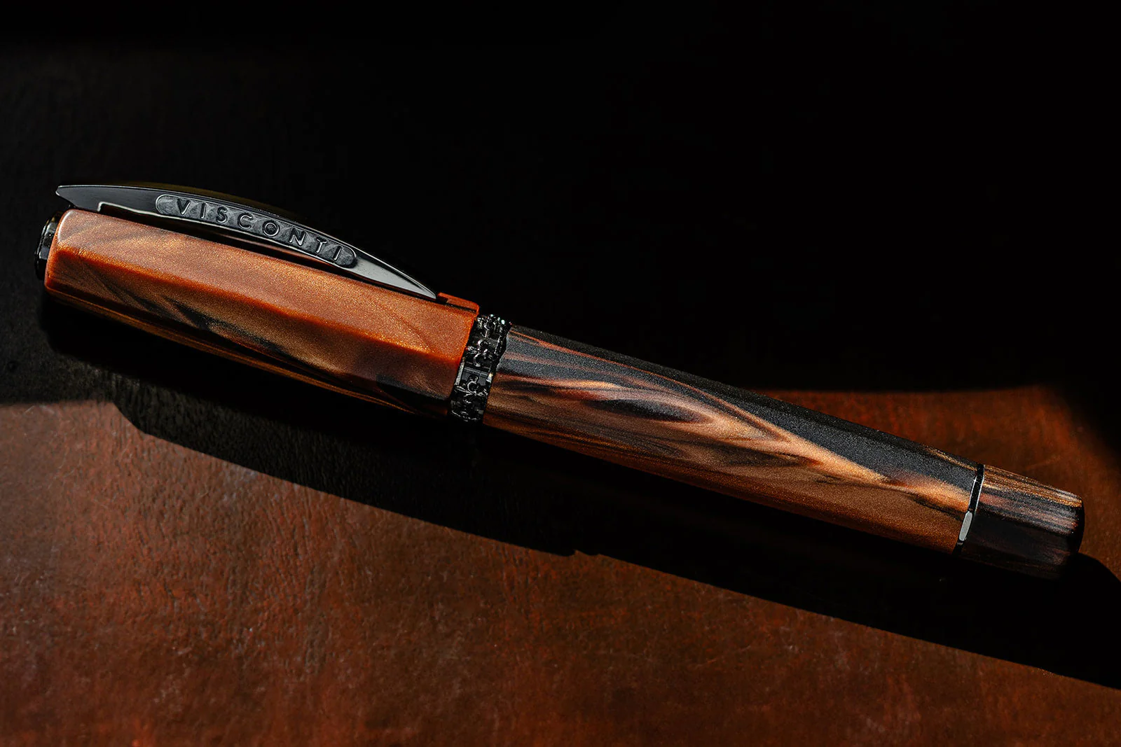 Visconti Medici Briarwood with Ruthenium Rollerball Pen - Image 4