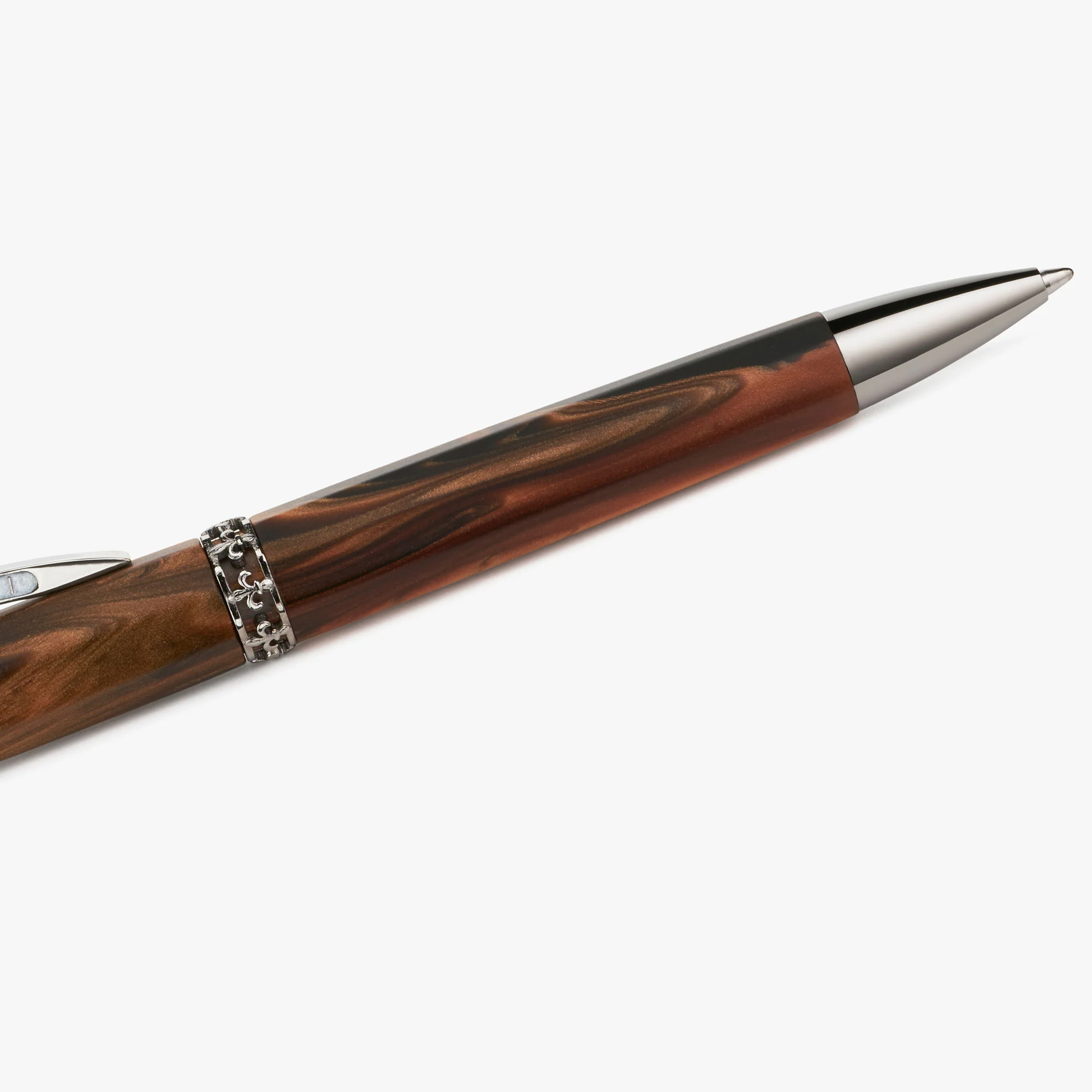 Visconti Medici Briarwood with Ruthenium Plated Ballpoint  Pen - Image 3