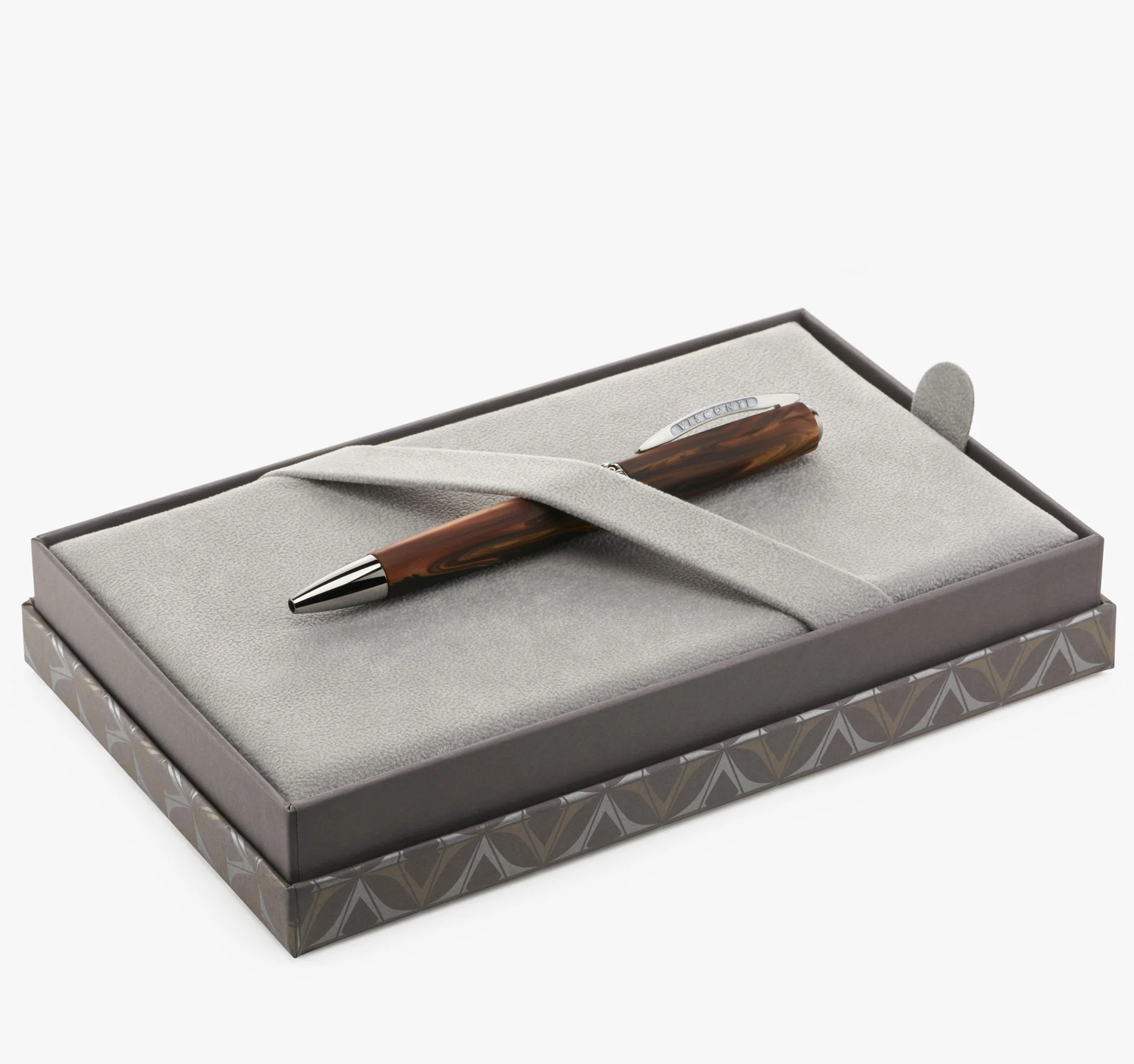 Visconti Medici Briarwood with Ruthenium Plated Ballpoint  Pen - Image 4