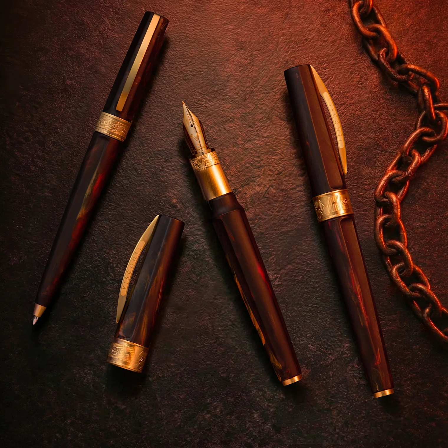 Visconti Mirage Mythos Hades Fountain Pen - Image 9