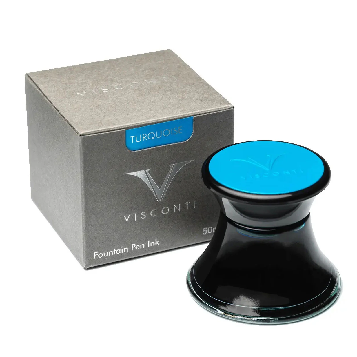 Visconti Refill Glass Ink Well 50ml Blue - Image 10