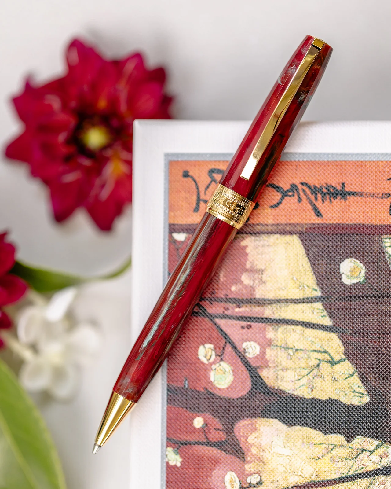 Visconti Van Gogh Flowering Plum Orchard Ballpoint Pen - Image 4