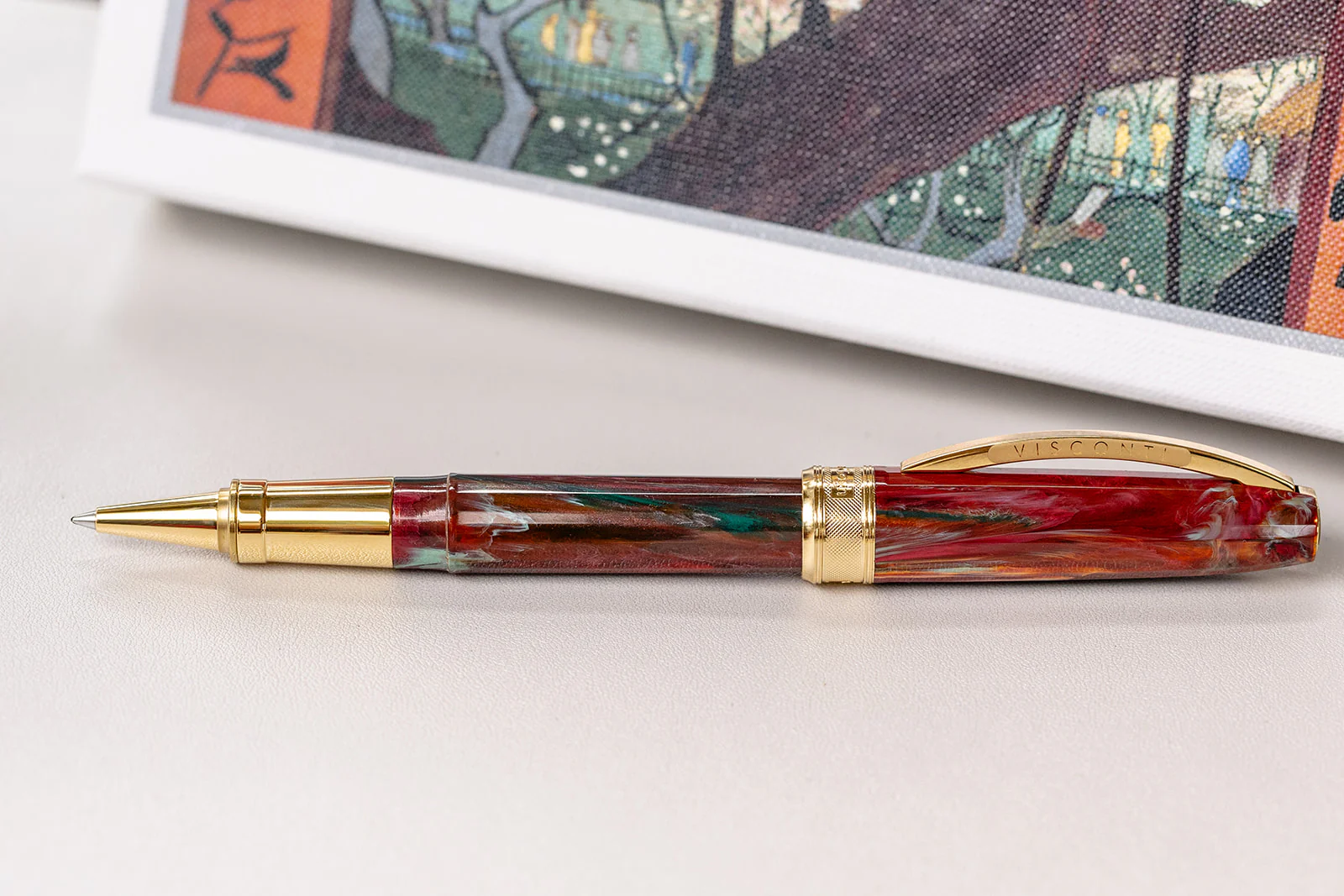 Visconti Van Gogh Flowering Plum Orchard Rollerball Pen - Image 6