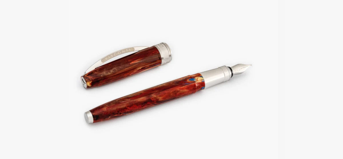 Visconti Van Gogh Impressionist Red Vineyard Fountain Pen - Image 2