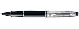 Waterman Expert Deluxe Black CT Rollerball Pen - Image 2